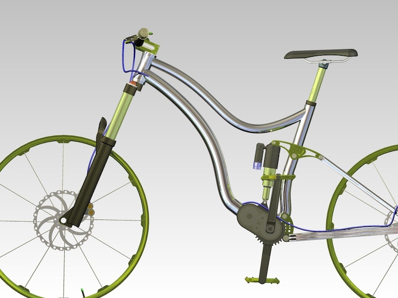 All Mountain Gearbox Frame design