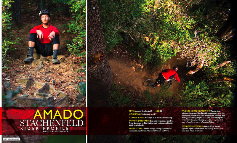 Freehub loves to feature different riders from different disciplines, and issue 3.1 has a DH profile on Amado Stachenfeld, a DJ profile on Carson Storch, and a Enduro profile on Kevin Soller.
