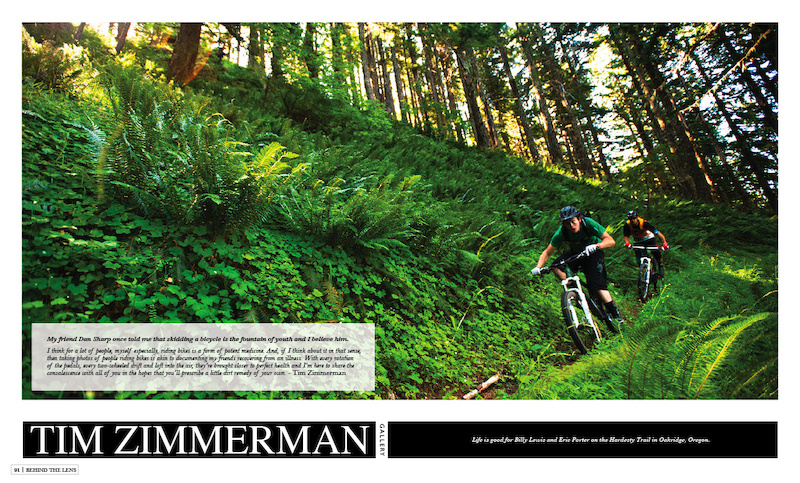 Photography is an important and expressive part of sharing and documenting our world, so we curate profiles on emerging and established photographers like this image from a current profile on Tim Zimmerman. Other inspiring photographers in our current issue is Rhys Logan of Bellingham. 