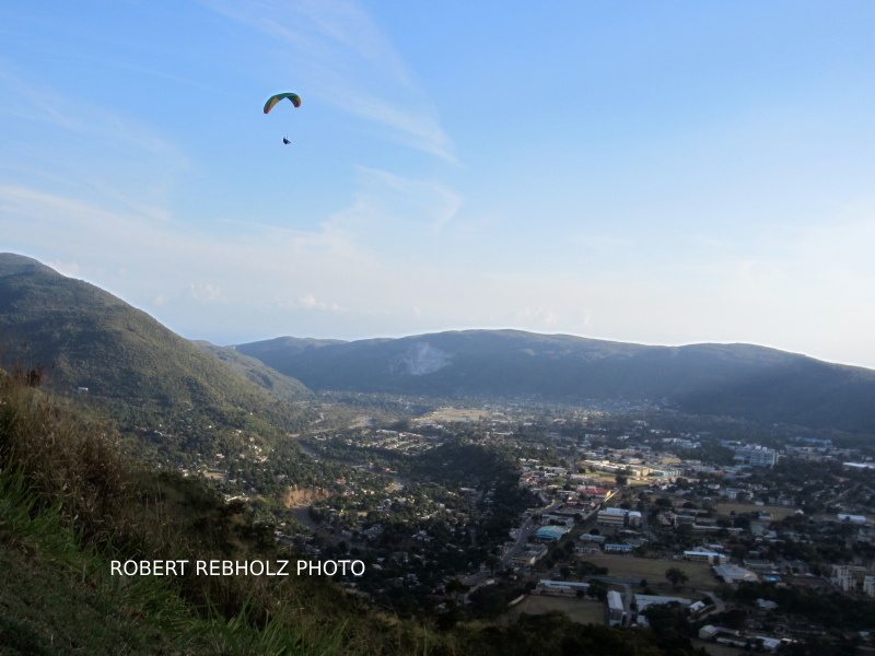 Paragliding over Kingston