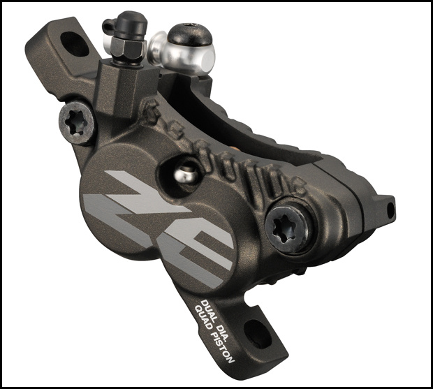Shimano Zee DH four-piston brake caliper 2013
