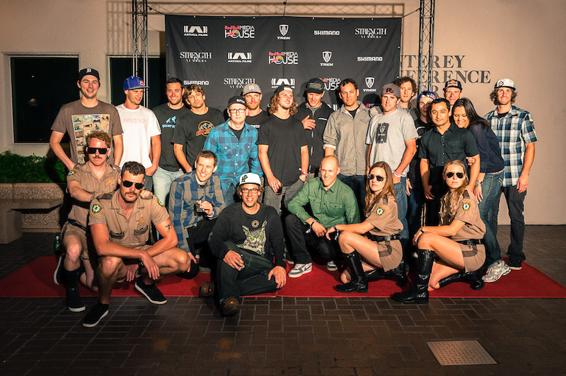 The cast and crew at the Strength in Numbers movie premier in Monterey.
