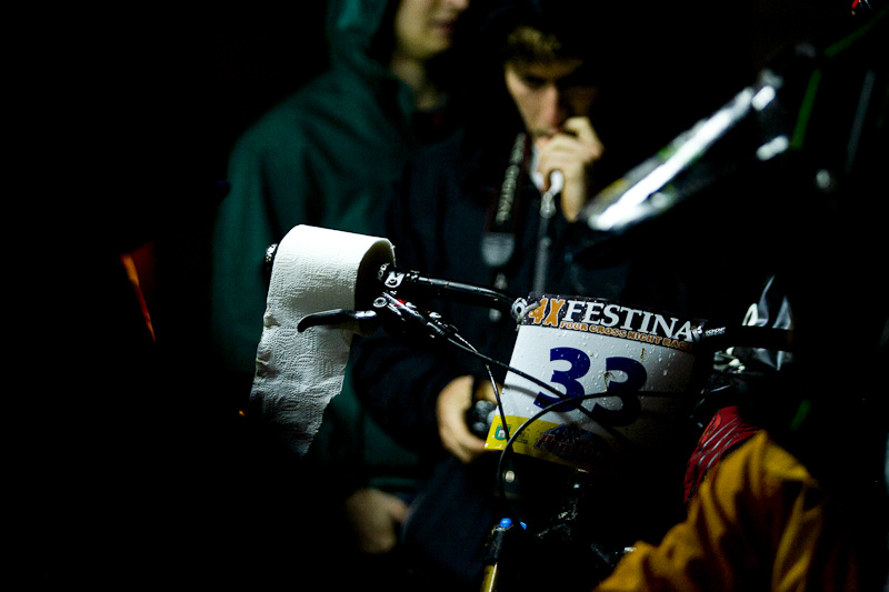 the most simple yet effective product Toilet roll. Riders went through 8 rolls of the stuff cleaning and drying there goggles