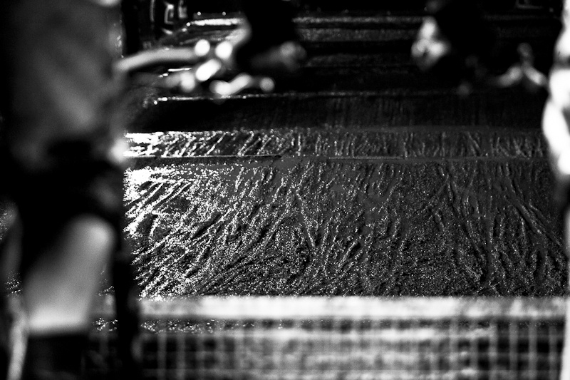 Conditions It went from 24 degrees full blown tanning weather during the day to 5 degrees thunderstorm as the final riders hit up qualifying. as you can see the track was a stream