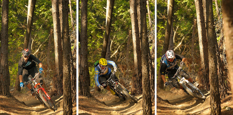 3 riders 3 styles 1 berm