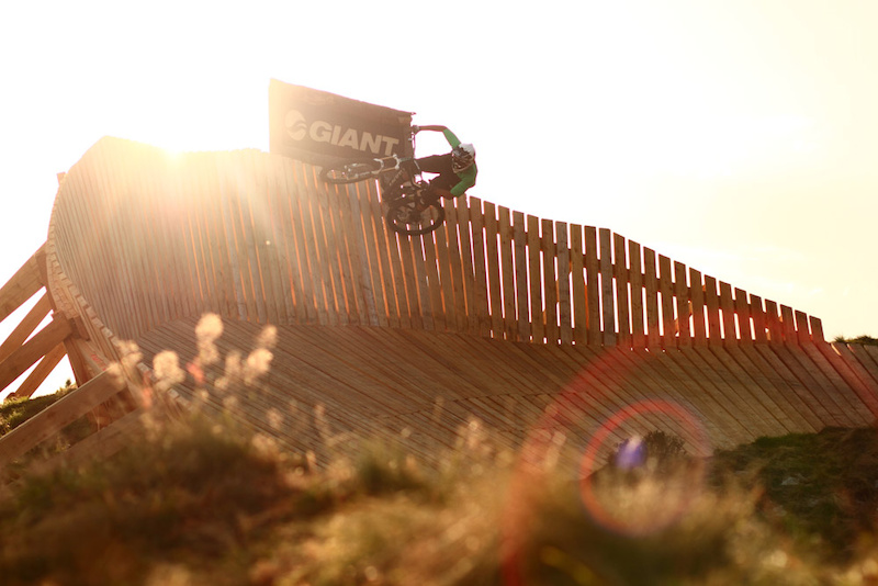 The host himself on a sweet wallride