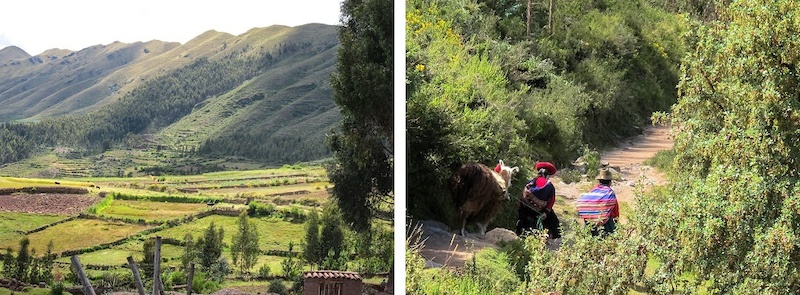 Riding through the Cusco Valley. Meeting new people on the way.