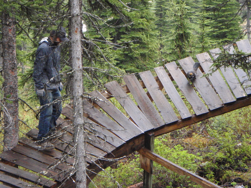 Spring Maintenance at Kicking Horse