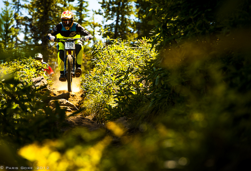 Lars leads the rest of the Transition team into the infamous rock gardens..