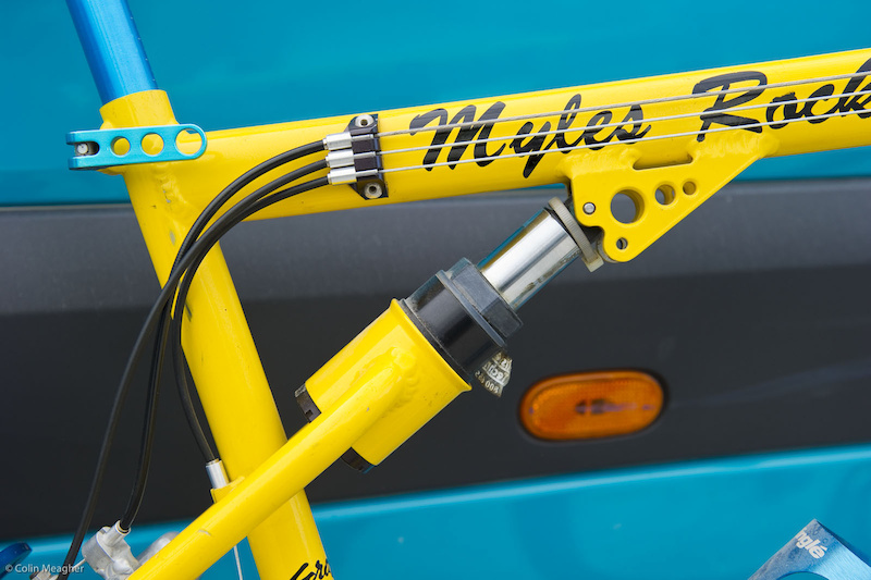 The travel in the rear was said to be 3 . I am a little skeptical but it seemed to be a big improvement over the little bike that they were claiming 1.5 -Myles Rockwell