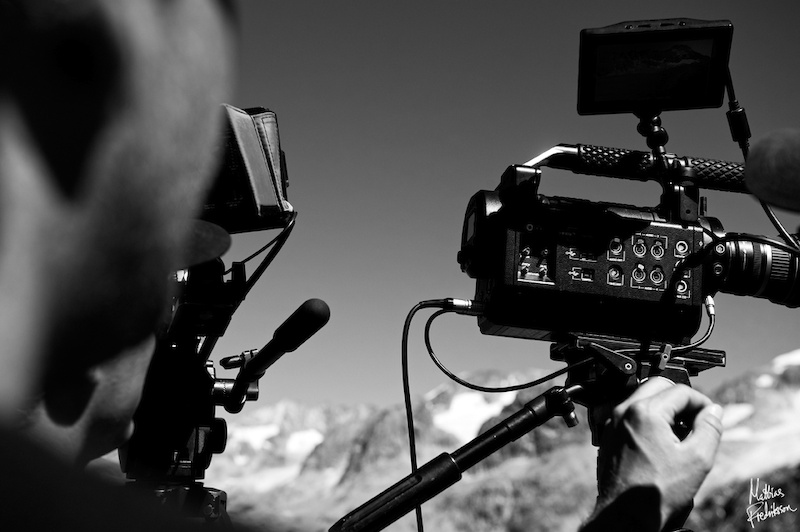 Wade Simmons and Ludo May in Val De Banges Swizerland. Photographed in August 2011 by Mattias Fredriksson. Photographed during a film shoot with ANTHILL Films for their upcoming movie Strength In Numbers.