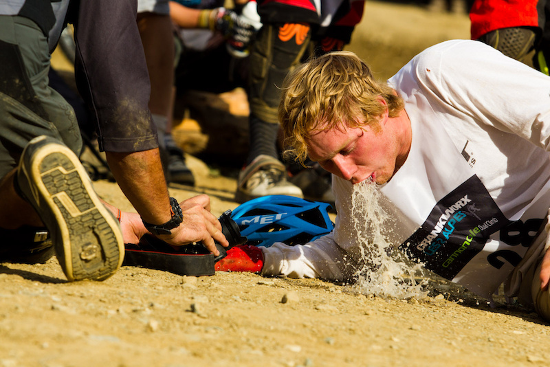 for everyone who think this was not a tough race.. ask to Bernard Kerr after his final run that gave him a final 4th place.