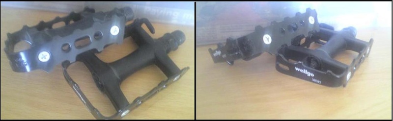 wellgo pedals with toe clips