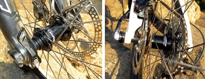 Syntace HiTorque Front and Rear hubs