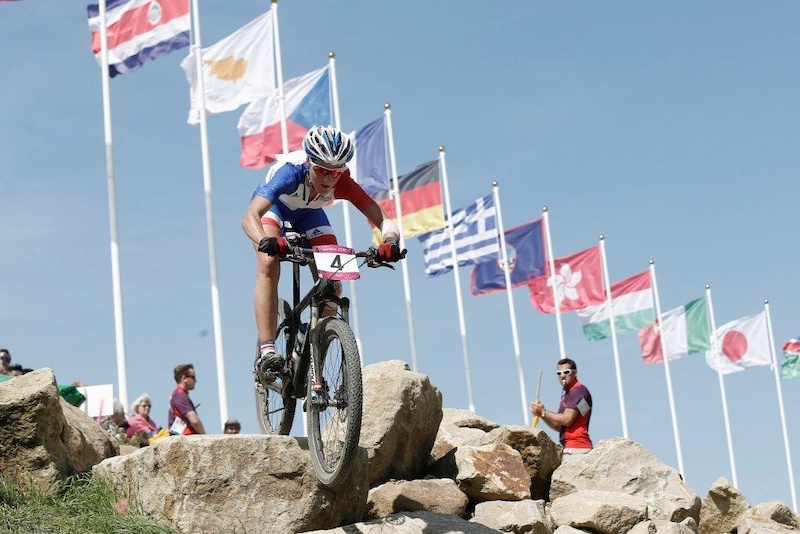 Gold medal winner in Women s Cross-Country at the Games Julie Bresset