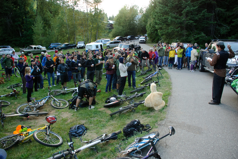 Seven Summits Poker Ride after party and awards. Going down Sept. 2 in Rossland BC. Photo Vince Boothe