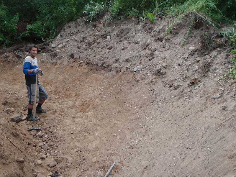It will be interesting to watch what happens above this berm over the coming years. Matt is pretty squinty-eyed about it.