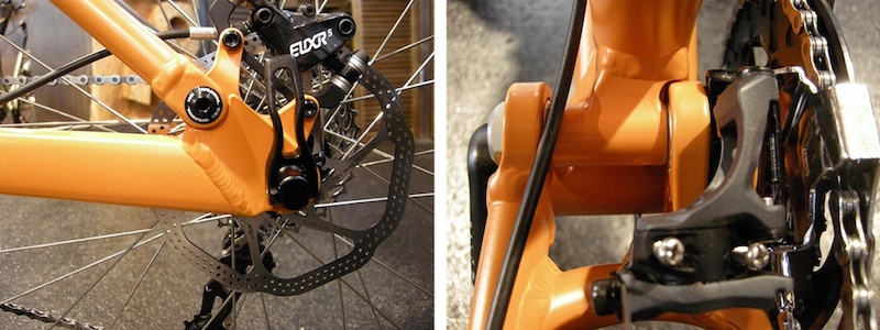 Kona Process integrated brake mount and 142 - 12mm through axle
