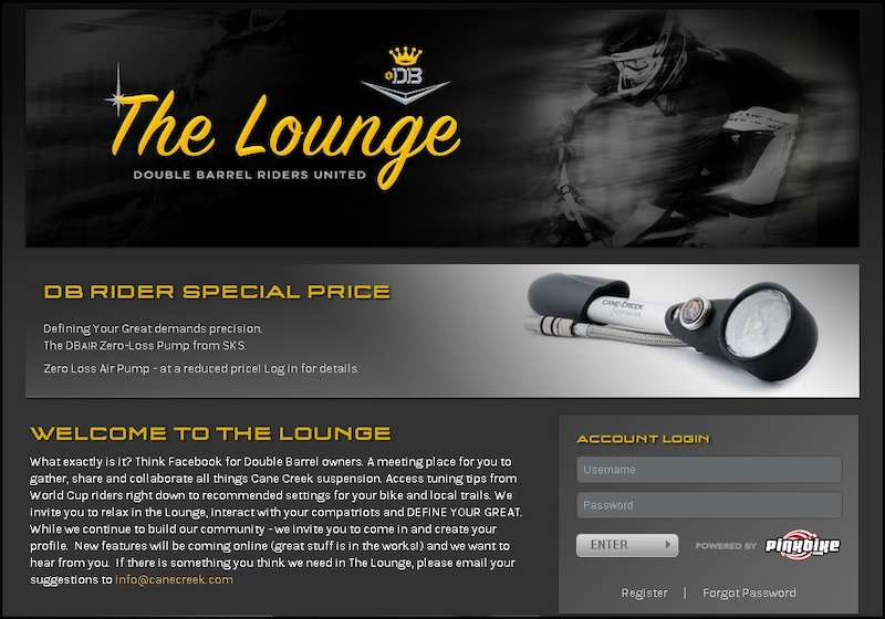Cane Creek Lounge page