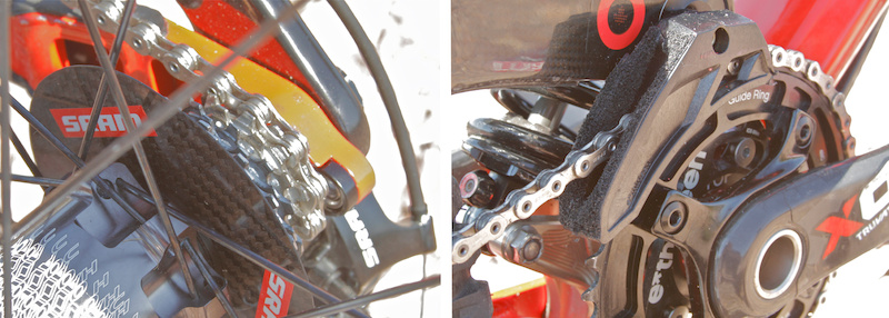 Steve Smith s Devinci Wilson Carbon that won the World Cup race in Norway.