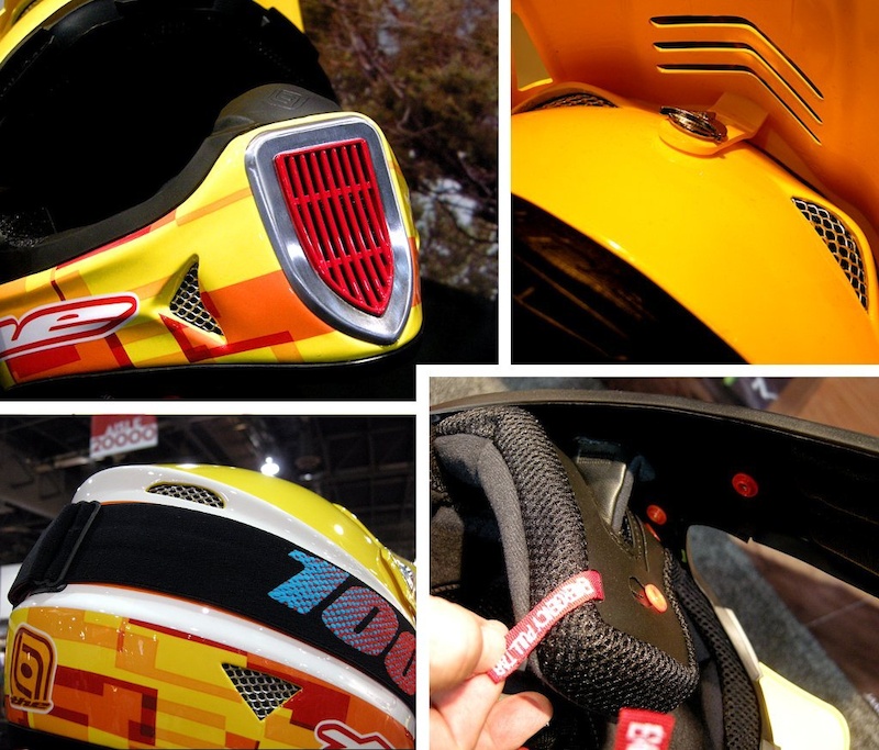 T.H.E. full face helmet details