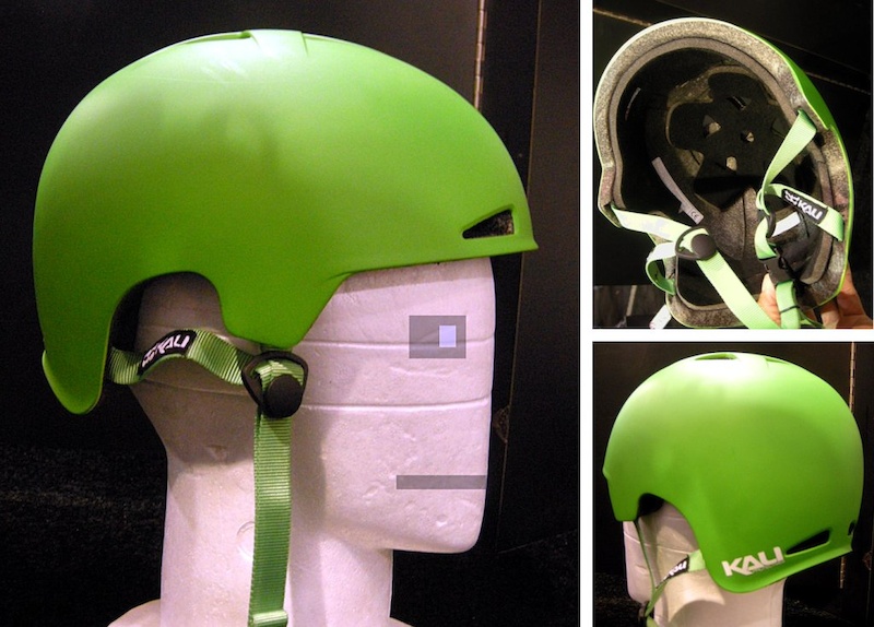 Kali Protectives figured out how to co-mold an EPS foam shell into an ABS plastic shell.Why is that important First because the helmet dissipates energy better when the shell is part of the foam Second because the color is in the plastic so the helmet can take a pounding and not look like the paint is scratched off on the first weekend of use.
