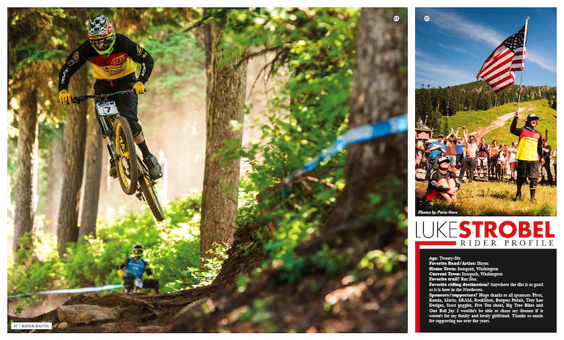 Freehub loves to feature different riders from different disciplines, and issue 3.2 has a DH profile on Luke Strobel, a Enduro profile on Matthew Slaven, and a XC/Cyclocross profile on Brian Matter.