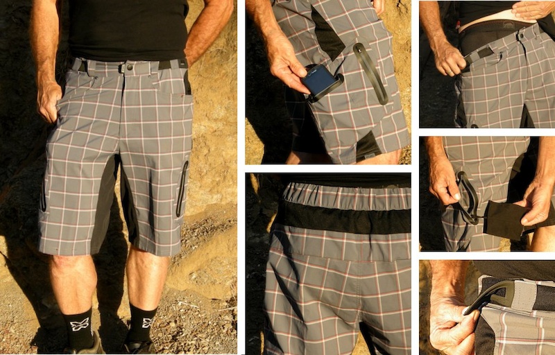 Zoic Ether Plaid trail short