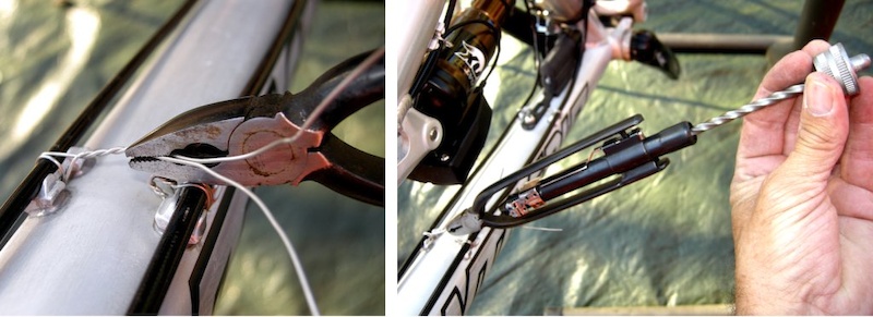 Twisting the wire
