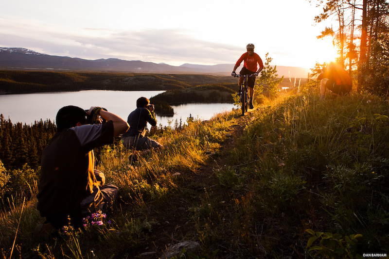 Behind the scenes of the Dan Barham Photo Clinic a multi-day experience from Boreale Mountain Biking.