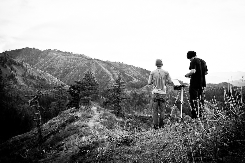 The boys behind Shifted Cinema doing their thing and getting the final ridge shot in Trevor Parson A Shift in Gears