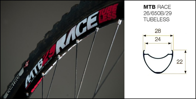 American Classic MTB Race 29 Tubeless Rim Profile