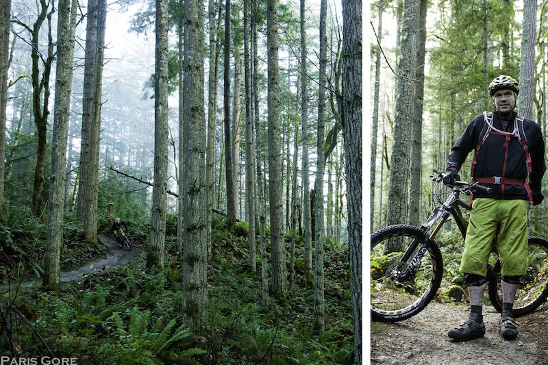Winter riding cold dark and wet.