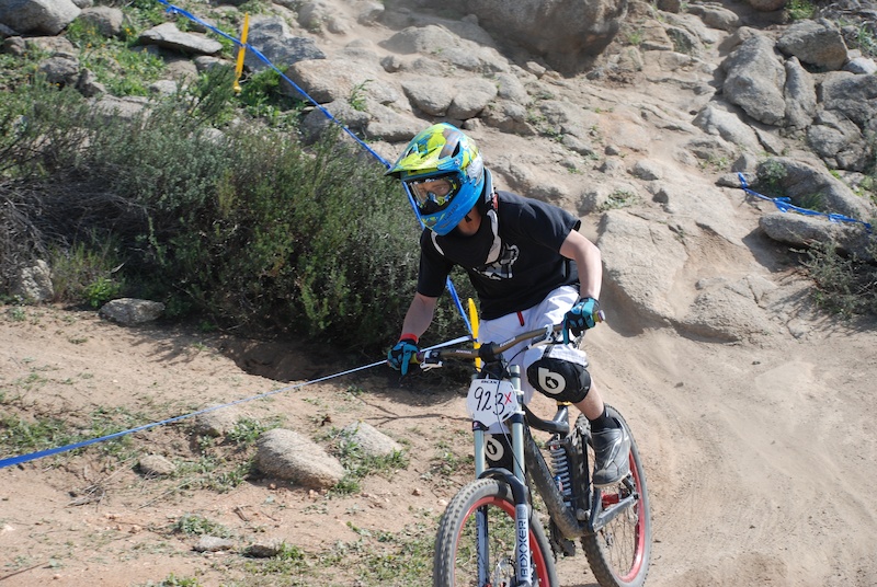 Racing and stuff I m usually pinned in the tech parts of the trail but the damn wall
