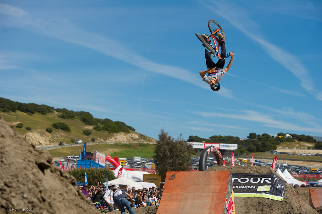 Andrew Taylor at the 2011 Sea Otter Jump Jam and Best Whip contest