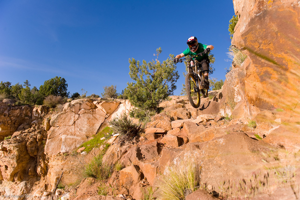 A skilled rider can make short work of this sort of terrain aboard any bike, but a downhill sled will always be faster when it gets this toothy for any length of time. Your trails don't look similar? Maybe that long travel rig doesn't make sense...