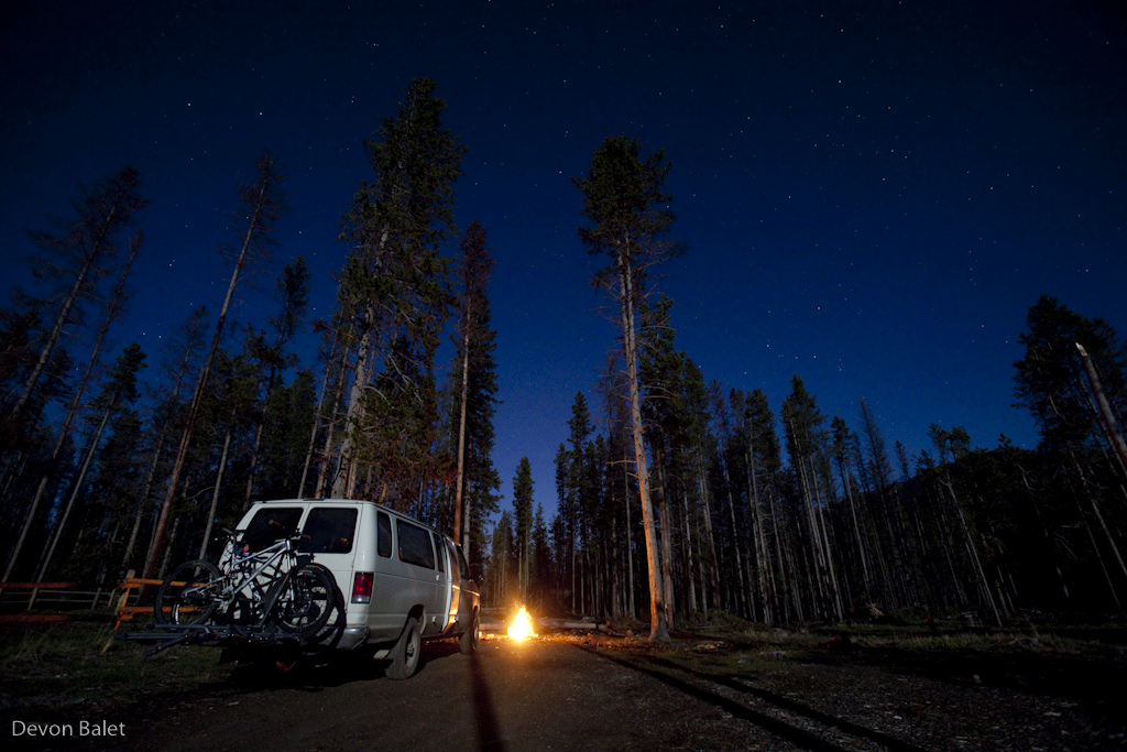 Continental camp location outside of Butte MT