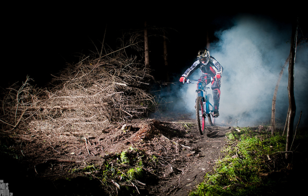 Team rider Remek Oleszkiewicz tests Dartmoor Wish frame prototype in Palenica Bike Park. Photo by Bartek Wolinski - http wolisphoto.com. http dartmoor-bikes.com.