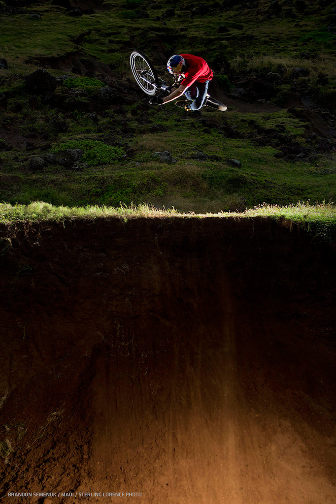 brandon semenuk in maui, hawaii