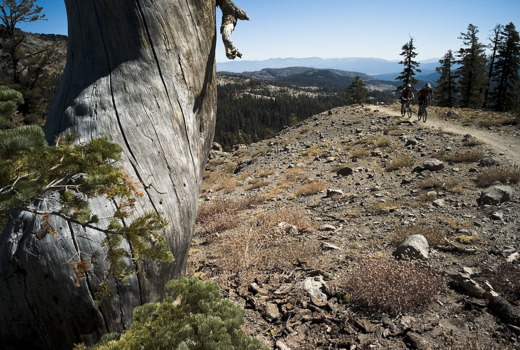 Cresting the climb up from Boreal means a lot of descent ahead. Photo by Dan Milner.