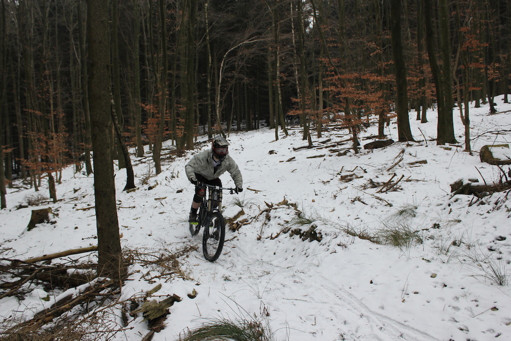 After we found the trail, we had a really nice day in the snow!