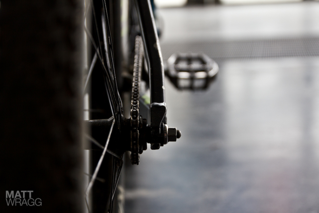 Single speed out back.