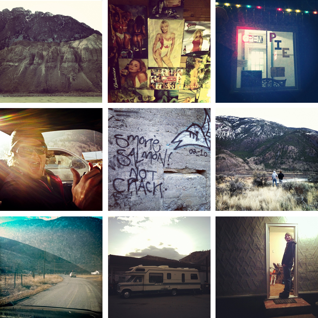 Spences Bridge scenery with Margus Riga.