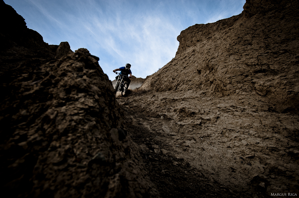 James Doerfling in Spences Bridge with Margus Riga.