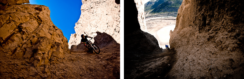 James Doerfling and Garett Buehler in Spences Bridge with Margus Riga.