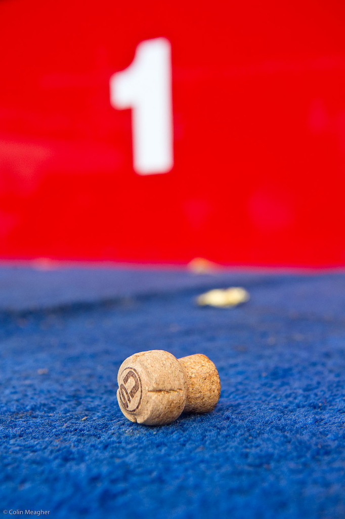 This is the place everyone wants to be during the World Cup season--popping bubbly atop the number 1.