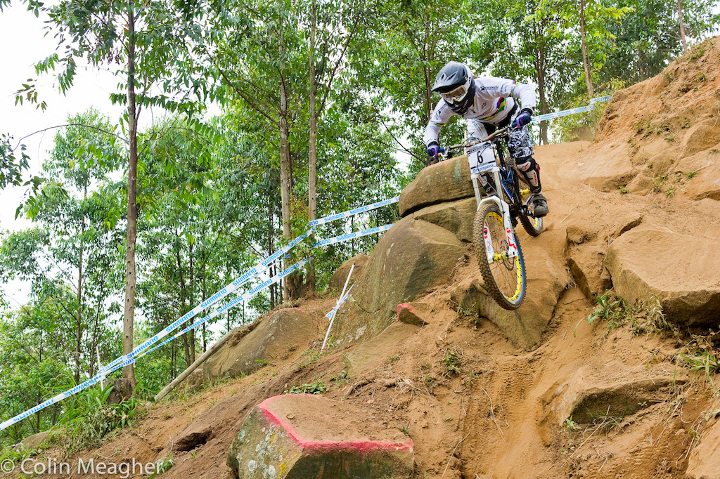 Emmeline Ragot loves steeps and is not afraid of burying herself deep in the pain cave in the pedaling section at the Pietermaritzburg UCI World Cup
