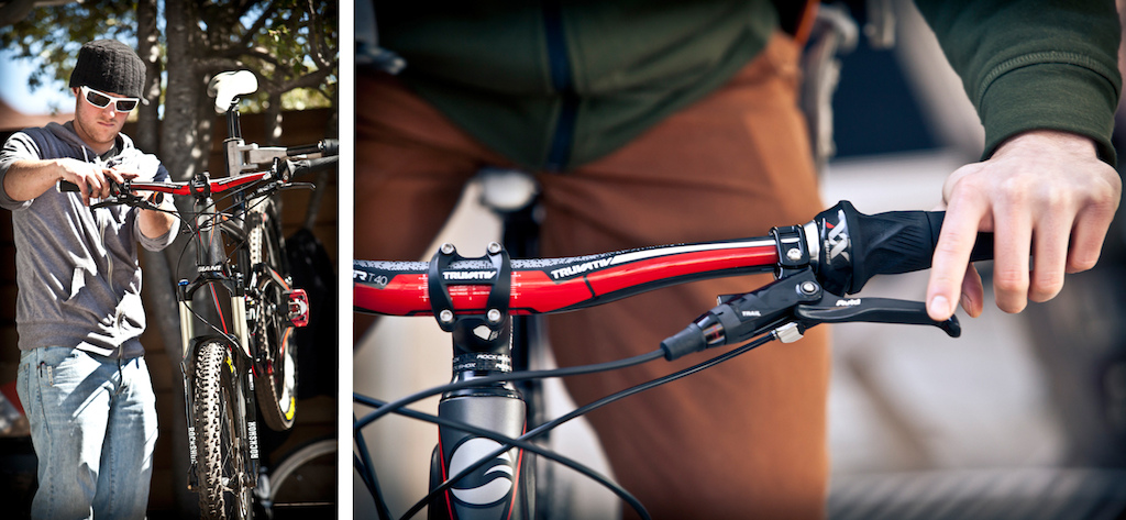 2013 Avid X0 Trail brake lever and XX Gripshift.