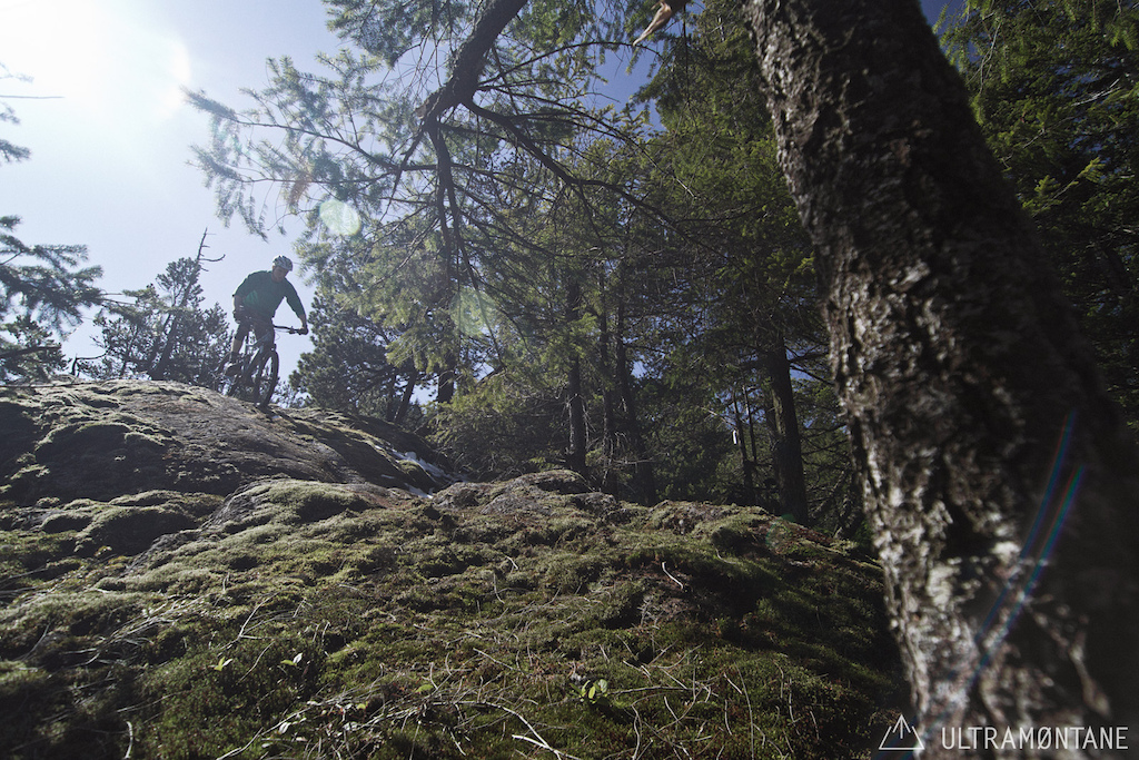 Steep on a bluff.