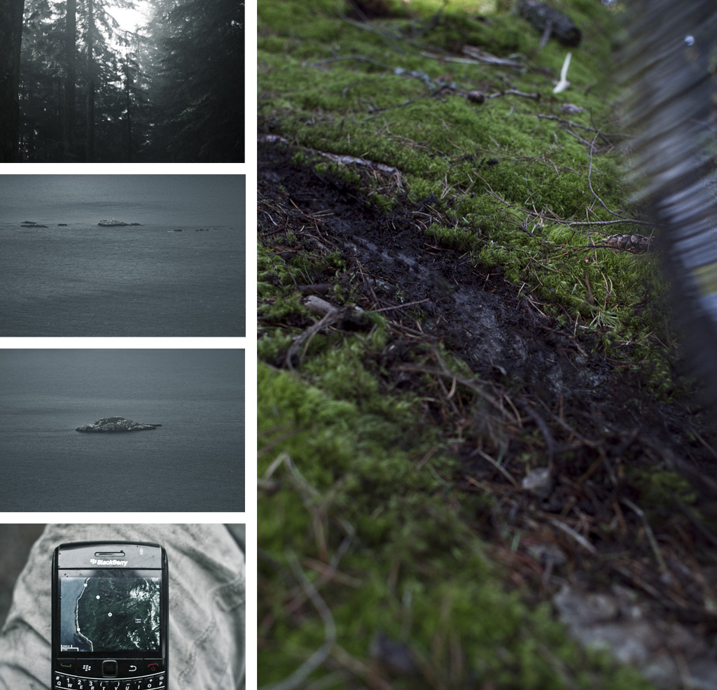 Loads of different things from spooky islands to gps coordinates for the trail head to a slippery moss on another bluff.